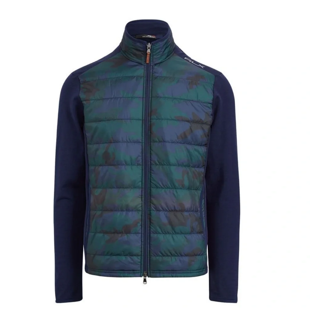 Ralph Lauren RLX Camo Perfomance Golf Merino wool quitt jacket szL PriceFirm!